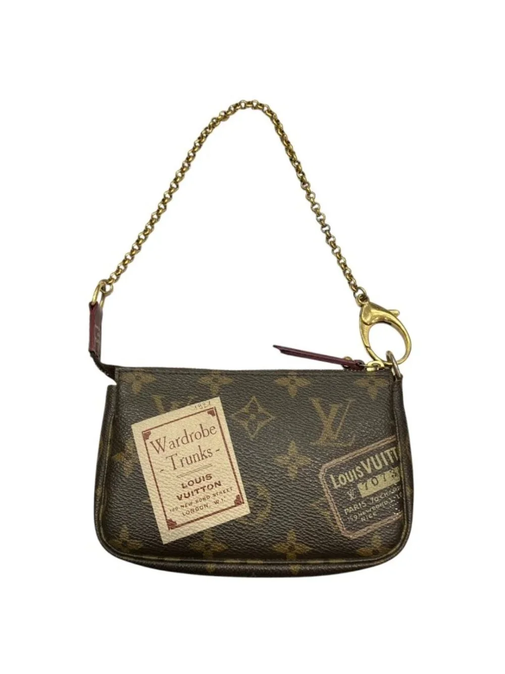 Louis Vuitton Mini Pochette Soir Monogram Canvas Pouch